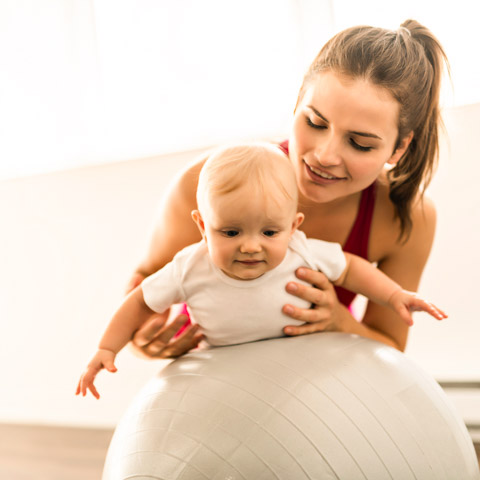 atelier parent bebe yoga balon
