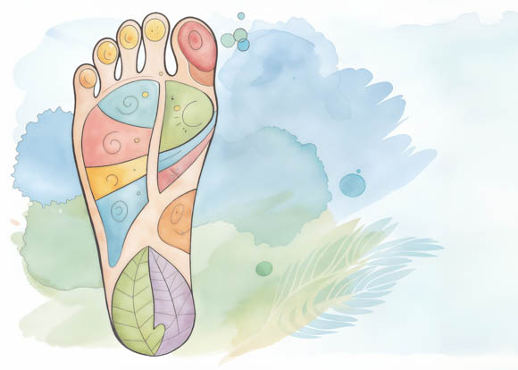 reflexologie zones pied bienfaits
